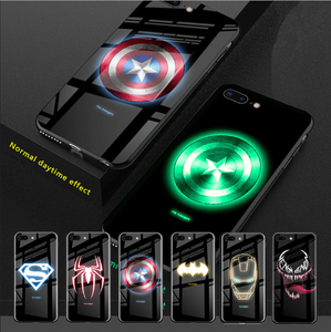 Superheroes Luminous Iphone Cases