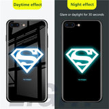 Superheroes Luminous Iphone Cases