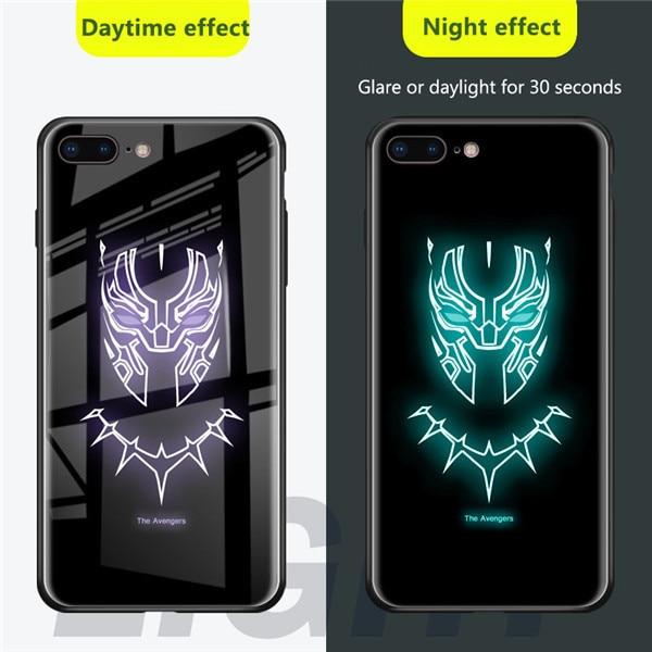 Superheroes Luminous Iphone Cases