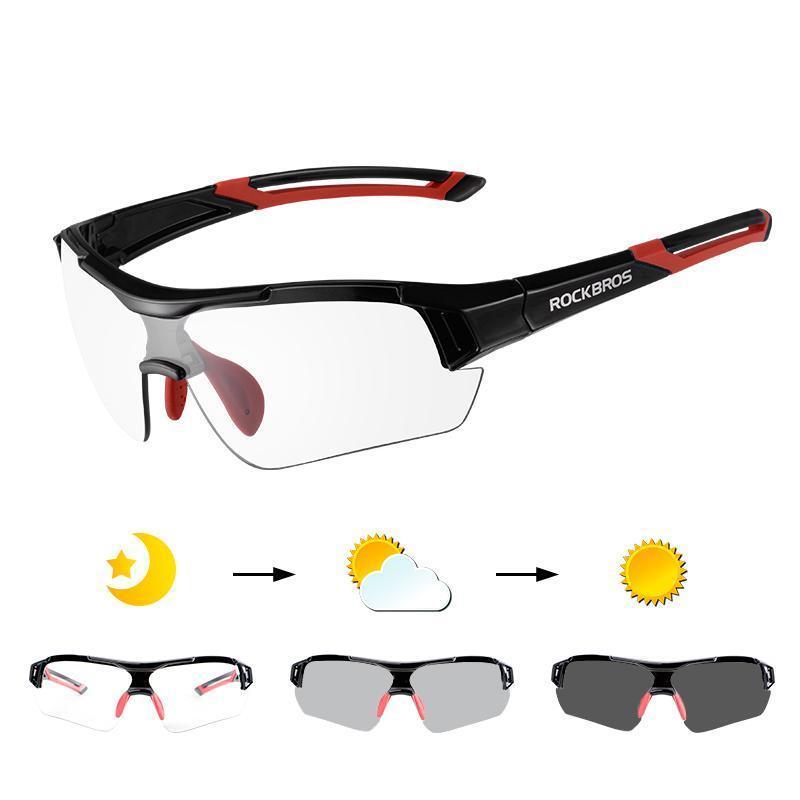 ROCKBROS PHOTOCHROMIC CYCLING SUNGLASSES